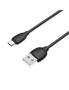 USB kabelis Borofone BX19 USB-A to MicroUSB 1.0m juodas