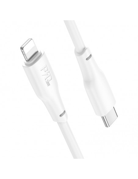 USB kabelis Hoco X93 PD20W USB-C to Lightning 1.0m baltas