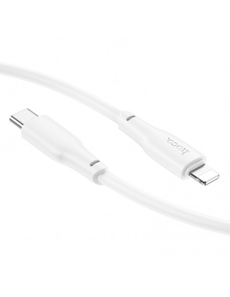 USB kabelis Hoco X93 PD20W USB-C to Lightning 1.0m baltas
