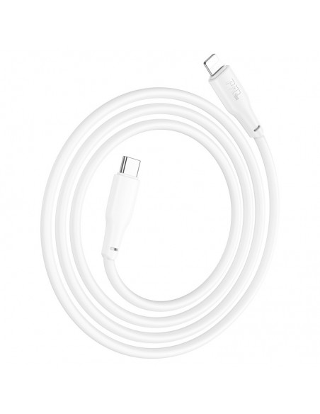 USB kabelis Hoco X93 PD20W USB-C to Lightning 1.0m baltas