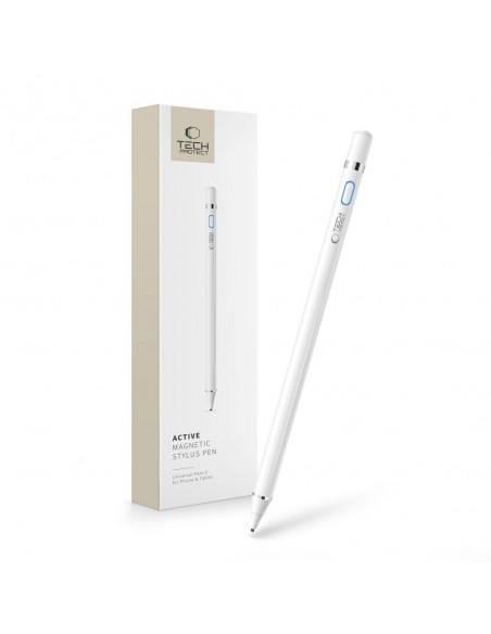Valdymo lazdelė Tech-Protect Active Stylus Pen baltas