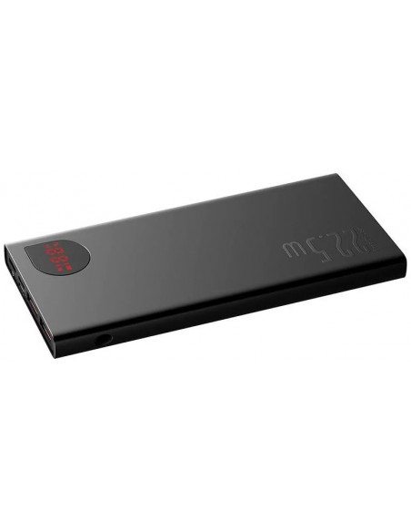 Išorinė baterija Power Bank Baseus Adaman 22.5W 10000mAh juoda PPAD070001