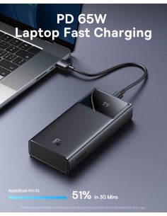 Išorinė baterija Power Bank Baseus StarLord 65W 20000mAh juoda P10022906113-00 2