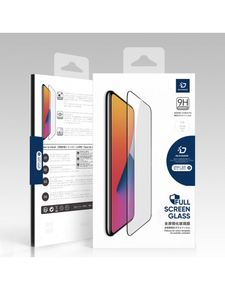 LCD apsauginis stikliukas Dux Ducis 10D Google Pixel 9a juodas