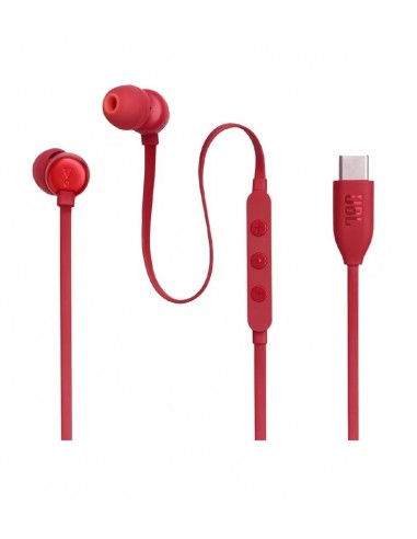 Ausinės JBL Tune 310C USB-C raudonos