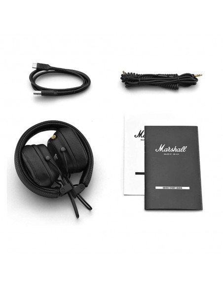 Belaidės ausinės Marshall Major IV On-Ear Bluetooth juodos