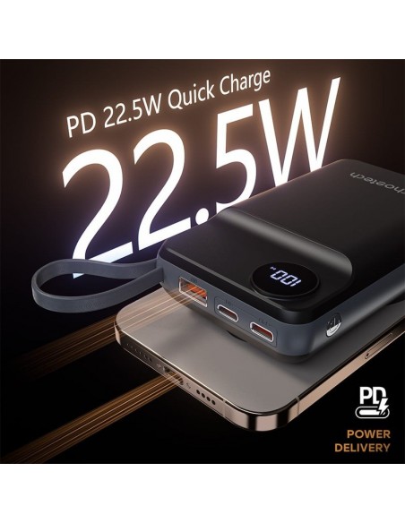 Išorinė baterija Power Bank Choetech B696 15W Magsafe 20000mAh juoda