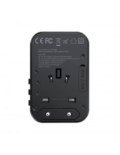 Universalus kelioninis įkroviklis Choetech PD5009 65W 2xUSB-C/USB-A juodas 2