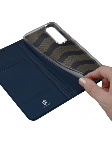Dėklas Dux Ducis Skin Pro Samsung S937 S25 Edge tamsiai mėlynas