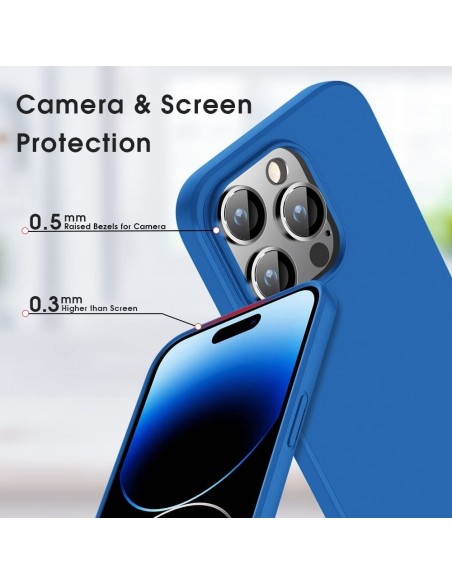 Dėklas X-Level Guardian Xiaomi Redmi Note 14 Pro 4G tamsiai mėlynas