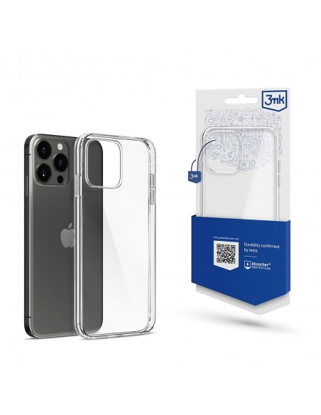 Dėklas 3mk Clear Case 1,2mm Apple iPhone 17 Pro
