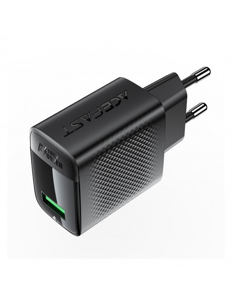 Įkroviklis Acefast A90 18W USB-A juodas