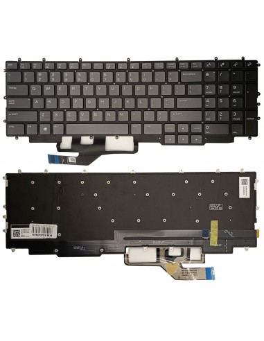 Klaviatūra DELL G7 17 7700, su spalvotu pašvietimu, US