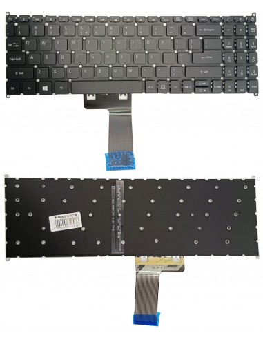 Klaviatūra ACER: Aspire 3 A315-23, su pašvietimu