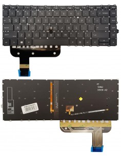 Klaviatūra HP EliteBook 845 G7, su pašvietimu ir „trackpoint“