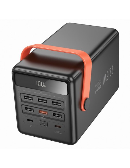 Išorinė baterija Power Bank Hoco J142 22.5W+PD20W 100000mAh juoda