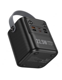 Išorinė baterija Power Bank Hoco J152 22.5W+PD20W 80000mAh juoda 2