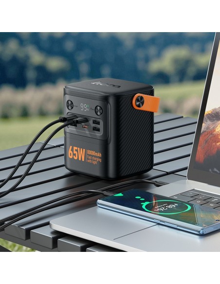 Išorinė baterija Power Bank Hoco J152 Pro PD65W 80000mAh juoda