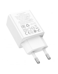 Įkroviklis Hoco N71 30W GaN USB-C/USB-A baltas 2