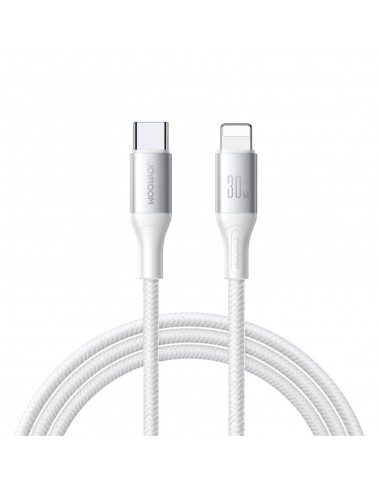 USB kabelis Joyroom S-A28 USB-C to Lightning 30W 1.0m baltas