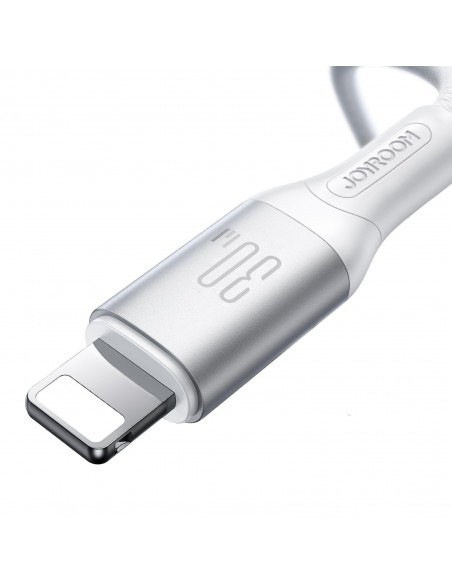 USB kabelis Joyroom S-A28 USB-C to Lightning 30W 2.0m baltas