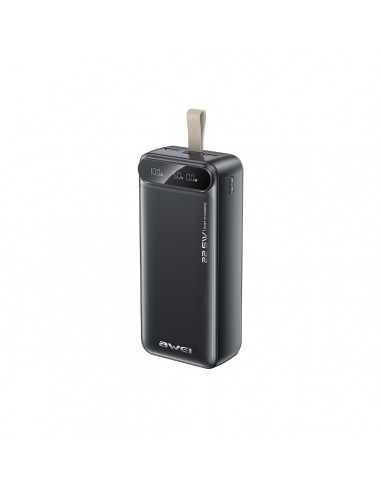 Išorinė baterija Power Bank Awei PA-12 5V/3A 30000mAh juoda