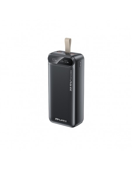 Išorinė baterija Power Bank Awei PA-12 5V/3A 30000mAh juoda