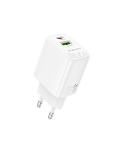 Įkroviklis Borofone BN29 30W USB-C/USB-A baltas
