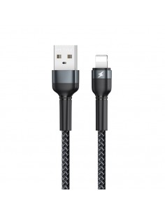 USB kabelis Remax RC-124i USB-A to Lightning 1.0m juodas