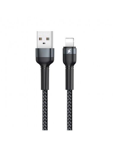 USB kabelis Remax RC-124i USB-A to Lightning 1.0m juodas