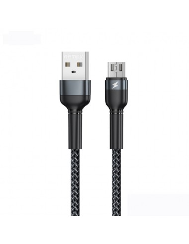USB kabelis Remax RC-124m USB-A to MicroUSB 1.0m juodas
