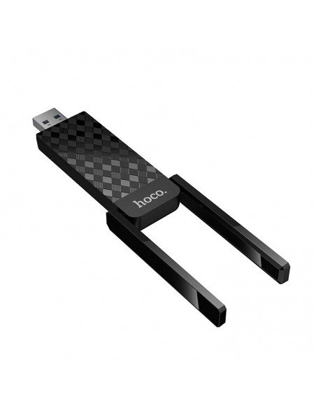 USB Wi-Fi adapteris Hoco HI34 Wi-Fi6 juodas