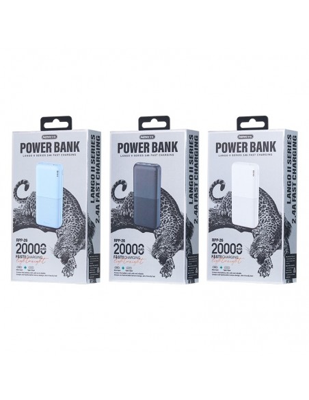 Išorinė baterija Power Bank Remax RPP-26 12W 20000mAh juoda