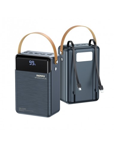 Išorinė baterija Power Bank Remax RPP-566 22.5W 80000mAh pilka