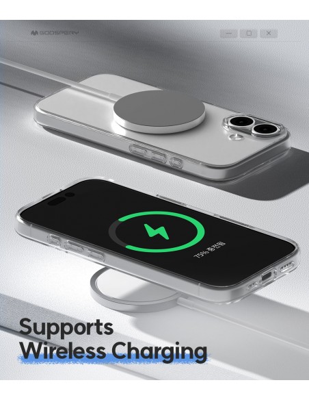 Dėklas Mercury Jelly Clear Apple iPhone 17 Pro Max skaidrus