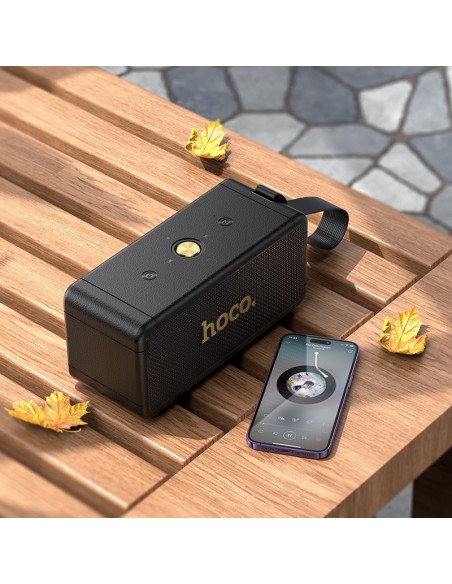 Bluetooth nešiojamas garsiakalbis Hoco HT1 Max juodas