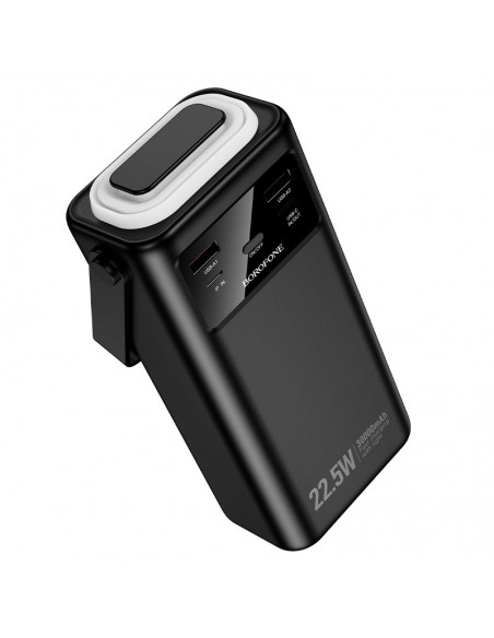 Išorinė baterija Power Bank Borofone BJ65 22.5W 30000mAh juoda