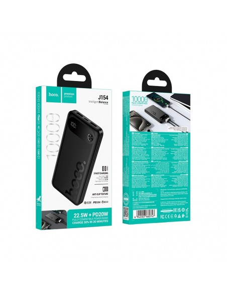 Išorinė baterija Power Bank Hoco J154 22.5W 10000mAh juoda