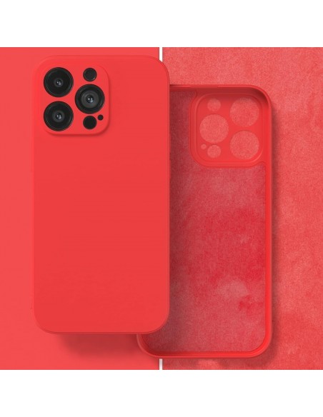 Dėklas Liquid Silicone 1.5mm Xiaomi Redmi 15C 4G raudonas
