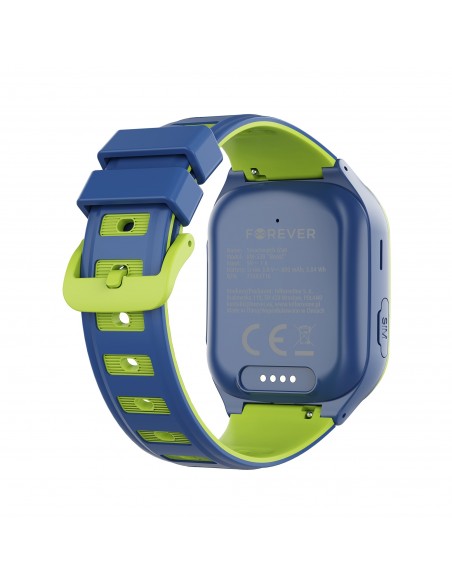 Išmanusis laikrodis vaikams Forever Smartwatch GPS WiFi 4G Kids Boost KW-530 mėlynas