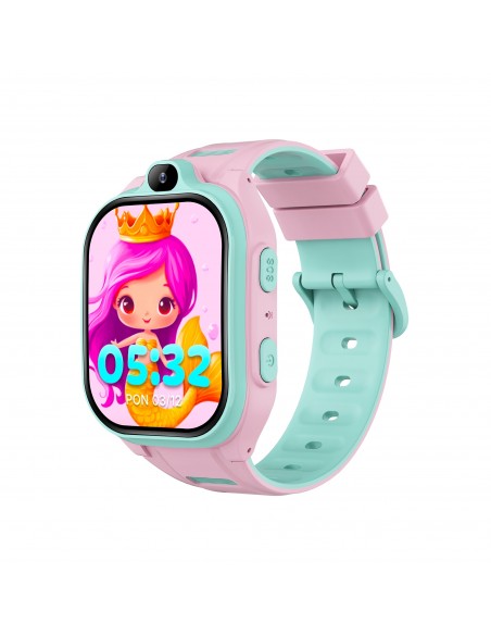 Išmanusis laikrodis vaikams Forever Smartwatch GPS WiFi 4G Kids Boost KW-530 rožinis