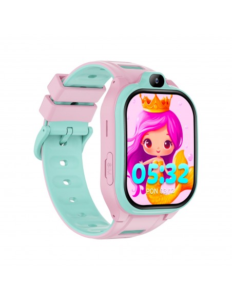 Išmanusis laikrodis vaikams Forever Smartwatch GPS WiFi 4G Kids Boost KW-530 rožinis