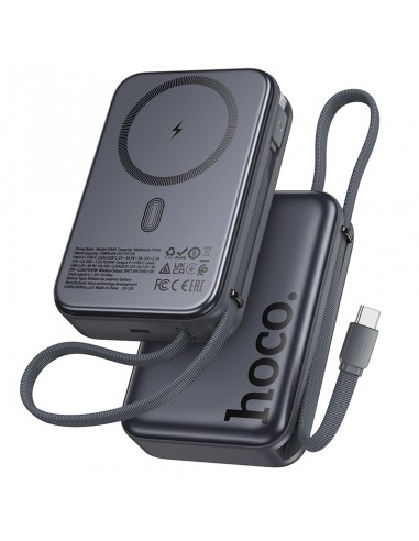 Išorinė baterija Power Bank Hoco Q44A 45W Magnetic 20000mAh juoda