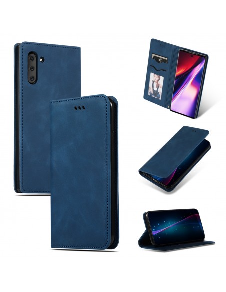 Dėklas Business Style Samsung G766 Xcover7 Pro tamsiai mėlynas