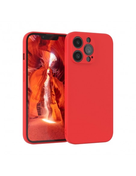 Dėklas Liquid Silicone 1.5mm Xiaomi Redmi Note 15 5G raudonas