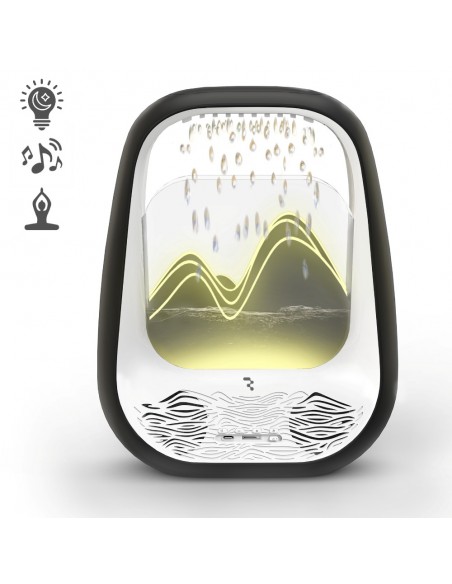 Belaidis miego ir poilsio garsiakalbis Reach Relaxing Rain juodas