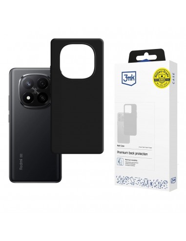 Dėklas 3mk Matt Case Xiaomi Redmi Note 15 Pro 5G juodas