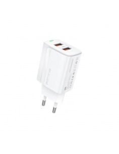 Įkroviklis Foneng EU63 2.4A 2xUSB-A baltas