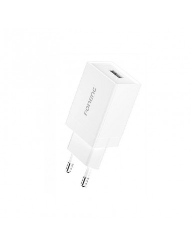 Įkroviklis Foneng K210 2.1A USB-A baltas