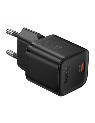 Įkroviklis Hoco N66 35W GaN USB-C juodas